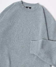Tom&Jerry/トムとジェリー オーバーサイズ カレッジ エンボス サガラ刺繍 裏起毛 スウェット トレーナー レディース メンズ トップス