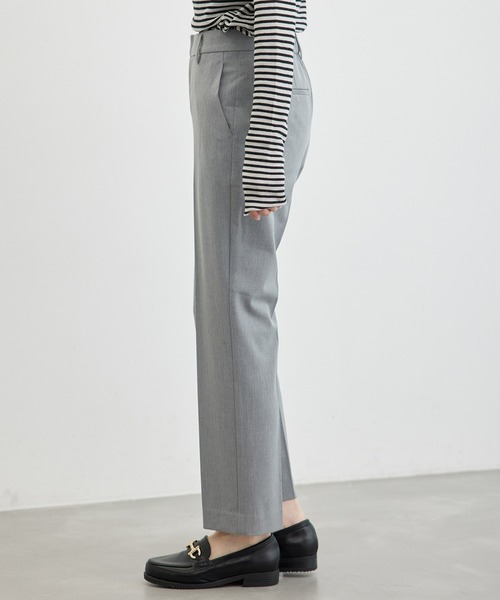 ROPE' PICNIC（ロペピクニック）の「裏起毛スティックパンツ/アンチピリング・シワになりにくい（その他パンツ・レディース・ライトグレー/ブラック・40/36/38）」の11枚目の写真