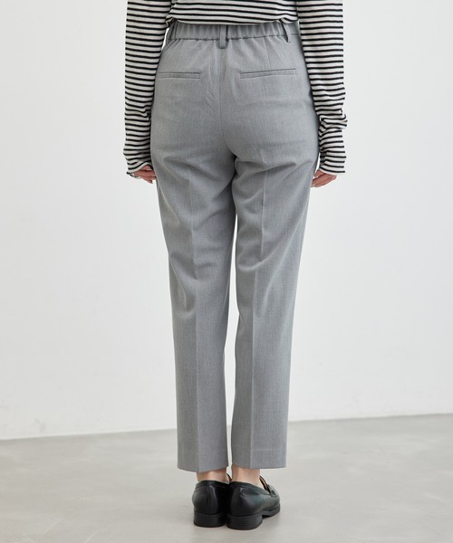 ROPE' PICNIC（ロペピクニック）の「裏起毛スティックパンツ/アンチピリング・シワになりにくい（その他パンツ・レディース・ライトグレー/ブラック・40/36/38）」の12枚目の写真