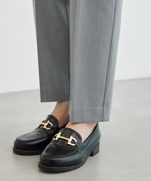 ROPE' PICNIC（ロペピクニック）の「裏起毛スティックパンツ/アンチピリング・シワになりにくい（その他パンツ・レディース・ライトグレー/ブラック・40/36/38）」の16枚目の写真