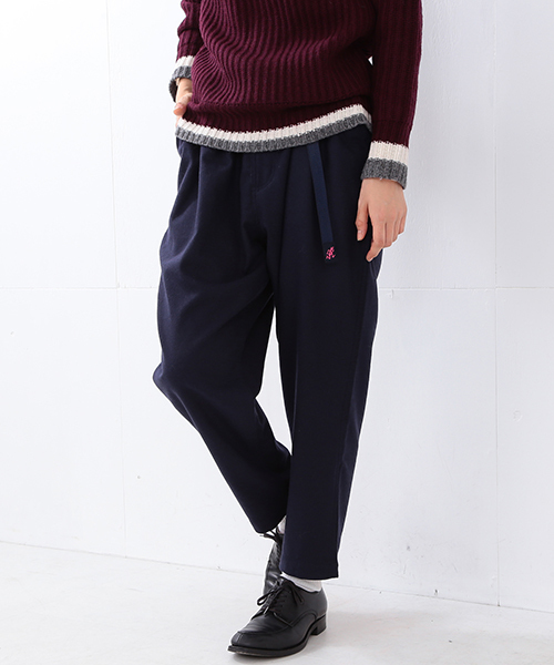 BEAMS BOY(ビームスボーイ)の「GRAMICCI×BEAMS BOY / 別注 イージー スラックス 15FW(その他パンツ・レディース・グレー/ネイビー・ONE SIZE)」の2枚目の写真