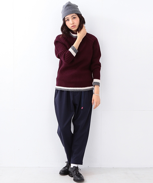 BEAMS BOY(ビームスボーイ)の「GRAMICCI×BEAMS BOY / 別注 イージー スラックス 15FW(その他パンツ・レディース・グレー/ネイビー・ONE SIZE)」の17枚目の写真