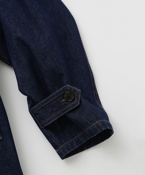 JUNRED(ジュンレッド)の「ヴィンテージデニムトレンチコート(トレンチコート・メンズ・ブラック/ネイビー・L/M/S)」の10枚目の写真