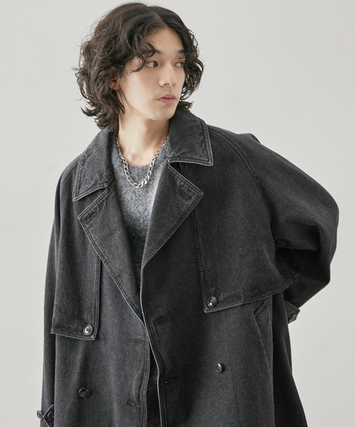 ヤマダヤ　デニムトレンチコート Archi デニムトレンチコート Archi デニムトレンチコート STAFF