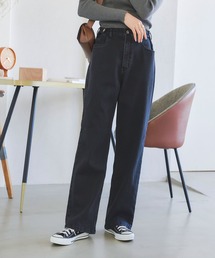 KOBE LETTUCE | [ 裏微起毛 ] 超楽ストレッチストレートデニムパンツ(デニムパンツ)