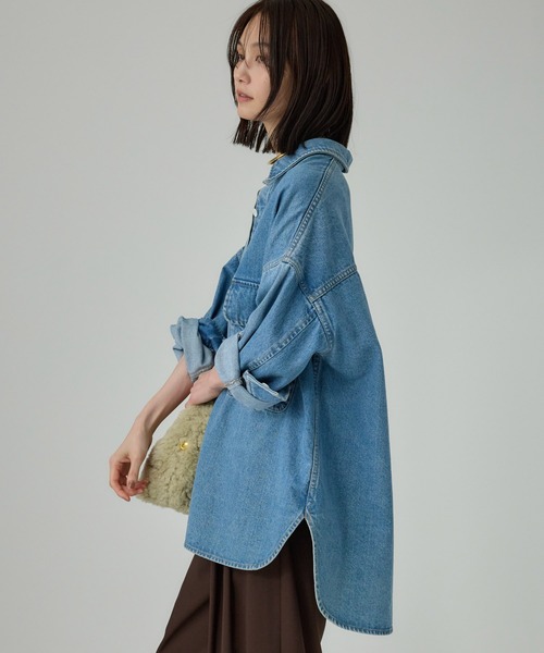 BABYLONE デニムビックシャツ デニムビッグシャツ(シャツ/ブラウス)|BABYLONE(バビロン