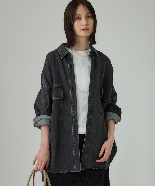 デニムビッグシャツ【完売カラー追加予約】（シャツ/ブラウス