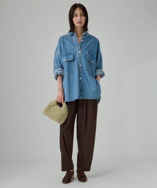 BABYLONE デニムビッグシャツ デニムビッグシャツ【完売カラー追加予約】（シャツ/ブラウス