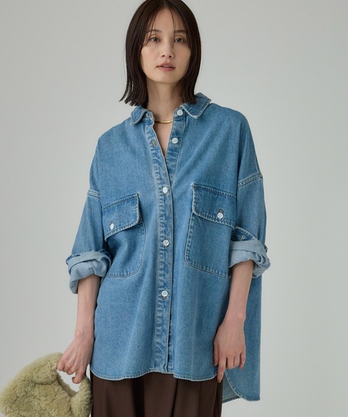 新品✨BABYLONE デニムビッグシャツ デニムビッグシャツ（シャツ/ブラウス）｜BABYLONE（バビロン