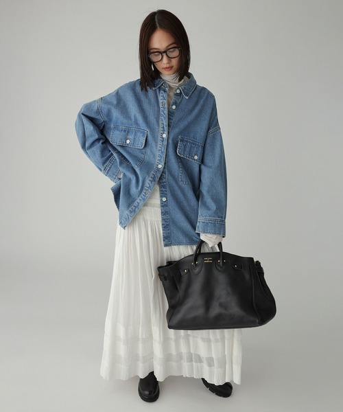 デニムビッグシャツ（シャツ/ブラウス）｜BABYLONE（バビロン）の