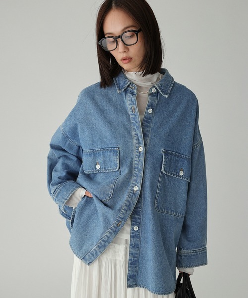 BABYLONE デニムビックシャツ BABYLONE｜デニムビッグシャツ | Rakuten Fashion(楽天