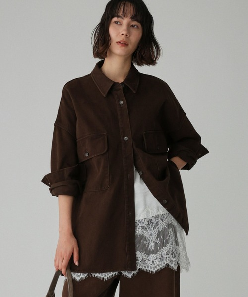 デニムビッグシャツ（シャツ/ブラウス）｜BABYLONE（バビロン）の