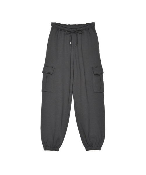 Re:EDIT（リエディ）の「[低身長サイズ有]裏起毛カーゴパンツ（カーゴパンツ・レディース・ホワイト/オートミール/チャコールグレー/ブラック/アイボリー系・MEDIUM/LARGE/SHORT）」の9枚目の写真