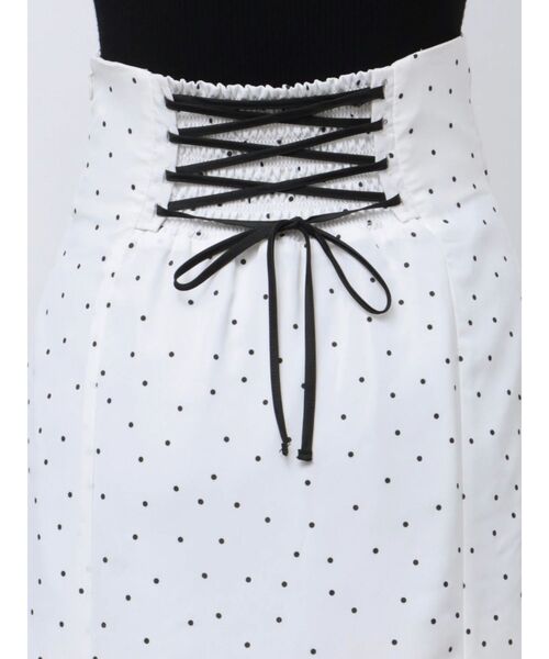 MERCURYDUO（マーキュリーデュオ）の「【セットアップ着用可】バックレースアップマーメイドスカート（スカート・レディース・その他1/オフホワイト/ブラック・SMALL/MEDIUM）」の19枚目の写真