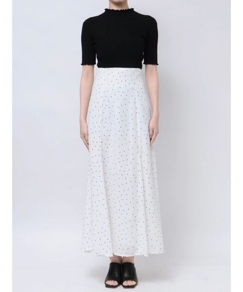 MERCURYDUO（マーキュリーデュオ）の「【セットアップ着用可】バックレースアップマーメイドスカート（スカート・レディース・その他1/オフホワイト/ブラック・SMALL/MEDIUM）」の22枚目の写真