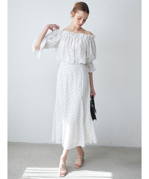 MERCURYDUO（マーキュリーデュオ）の「【セットアップ着用可】バックレースアップマーメイドスカート（スカート・レディース・その他1/オフホワイト/ブラック・SMALL/MEDIUM）」の8枚目の写真