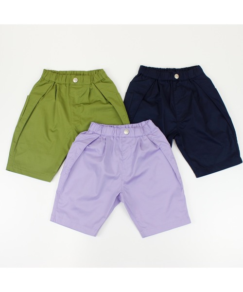 maarook(マルーク)の「ライトストレッチツイルタックショートパンツ(その他パンツ・キッズ・ネイビー/グリーン/パープル・110cm/120cm/130cm/90cm/100cm)」の14枚目の写真