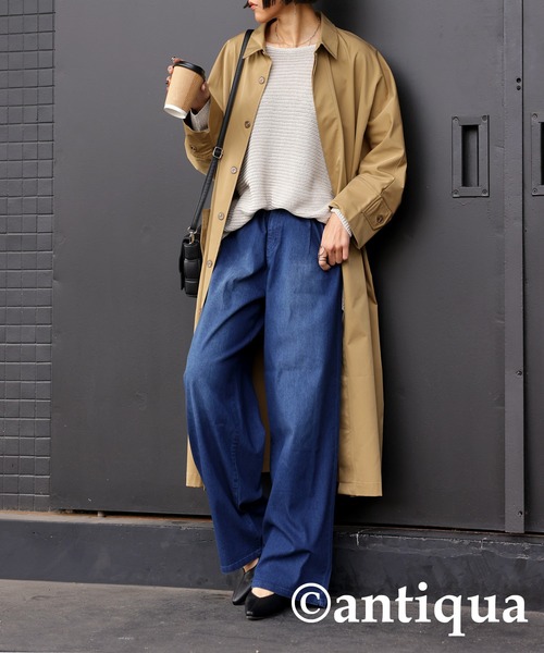 antiqua（アンティカ）の「ストレッチデニムパンツ（デニムパンツ・レディース・ライトブルー/ブルー系その他・M/L）」の13枚目の写真