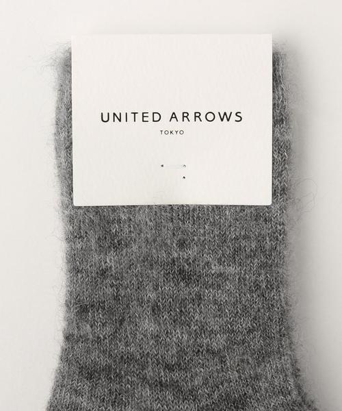 UNITED ARROWS(ユナイテッドアローズ)の「UBMM ヘアリー ソックス◆(ソックス/靴下・レディース・ホワイト/グレー/ブラウン/レッド/ダークグリーン/ネイビー・フリー)」の7枚目の写真