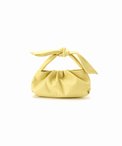 CHRISTIAN VILLA（クリスチャンヴィラ）の「【CHRISTIAN VILLA】カーフレザーギャザーバッグ（ハンドバッグ・レディース・イエロー/ホワイト/ベージュ・FREE）」の17枚目の写真