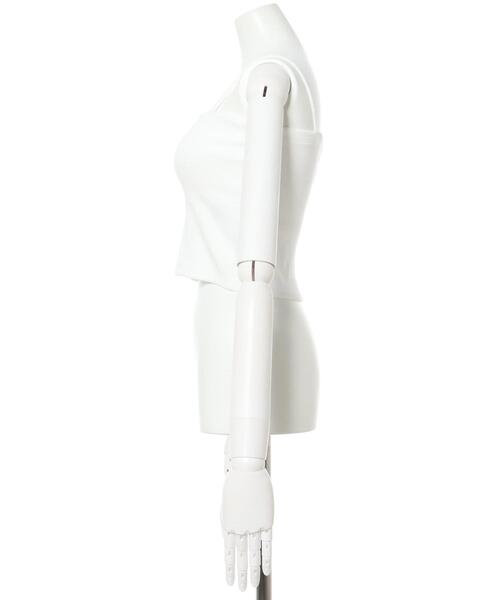 INGNI（イング）の「ベアリブキャミ／Ａ（キャミソール・レディース・ブラック/その他/オフホワイト・M）」の5枚目の写真