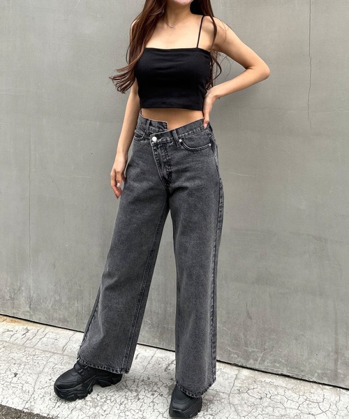 INGNI（イング）の「ベアリブキャミ／Ａ（キャミソール・レディース・ブラック/その他/オフホワイト・M）」の18枚目の写真