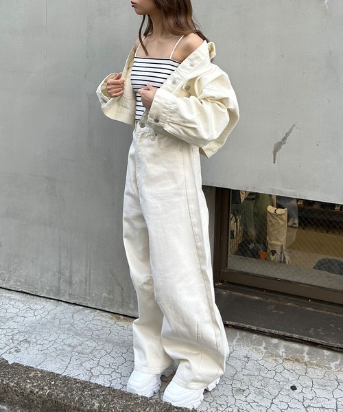 INGNI（イング）の「ベアリブキャミ／Ａ（キャミソール・レディース・ブラック/その他/オフホワイト・M）」の16枚目の写真