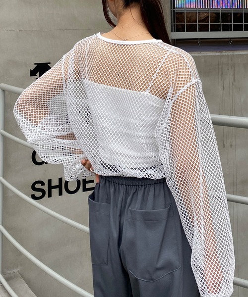 INGNI（イング）の「ベアリブキャミ／Ａ（キャミソール・レディース・ブラック/その他/オフホワイト・M）」の22枚目の写真