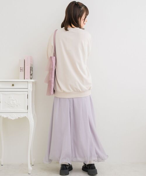 ems excite(エムズエキサイト)の「アソートdogトレーナー(スウェット・レディース・ナチュラル/ピンク/ブルー・FREE)」の7枚目の写真