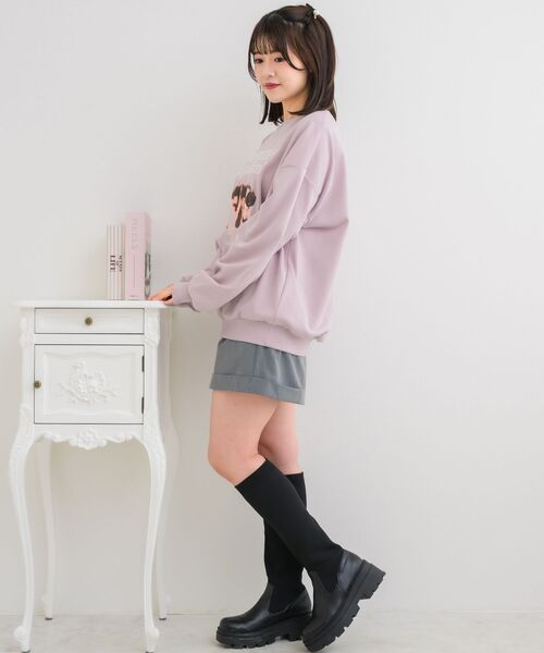 ems excite(エムズエキサイト)の「アソートdogトレーナー(スウェット・レディース・ナチュラル/ピンク/ブルー・FREE)」の13枚目の写真