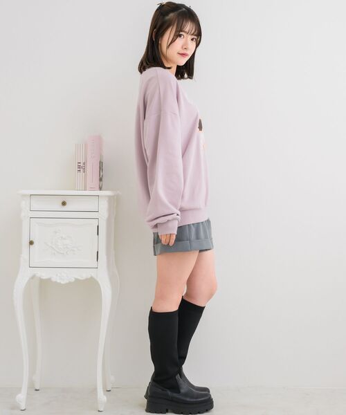 ems excite(エムズエキサイト)の「アソートdogトレーナー(スウェット・レディース・ナチュラル/ピンク/ブルー・FREE)」の14枚目の写真