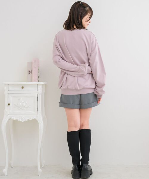 ems excite(エムズエキサイト)の「アソートdogトレーナー(スウェット・レディース・ナチュラル/ピンク/ブルー・FREE)」の15枚目の写真