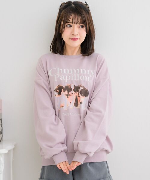 ems excite(エムズエキサイト)の「アソートdogトレーナー(スウェット・レディース・ナチュラル/ピンク/ブルー・FREE)」の16枚目の写真