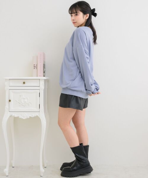 ems excite(エムズエキサイト)の「アソートdogトレーナー(スウェット・レディース・ナチュラル/ピンク/ブルー・FREE)」の21枚目の写真