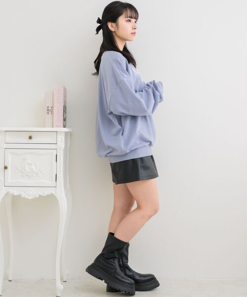 ems excite(エムズエキサイト)の「アソートdogトレーナー(スウェット・レディース・ナチュラル/ピンク/ブルー・FREE)」の22枚目の写真