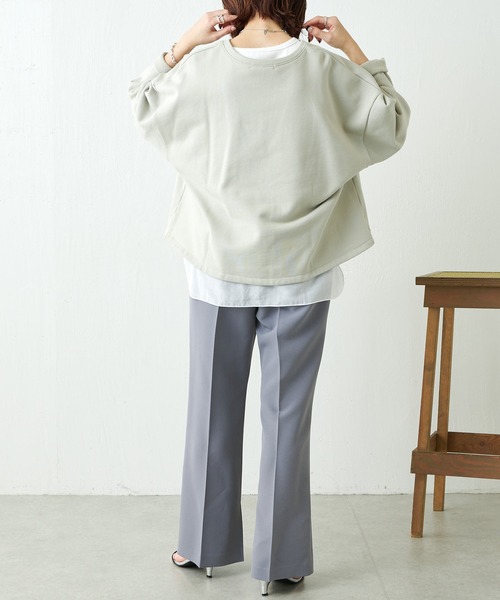 COLLAGE GALLARDAGALANTE（コラージュガリャルダガランテ）の「C'NOTE/裾シアータンク（タンクトップ・レディース・ホワイト/チャコールグレー/ブラック・FREE）」の10枚目の写真