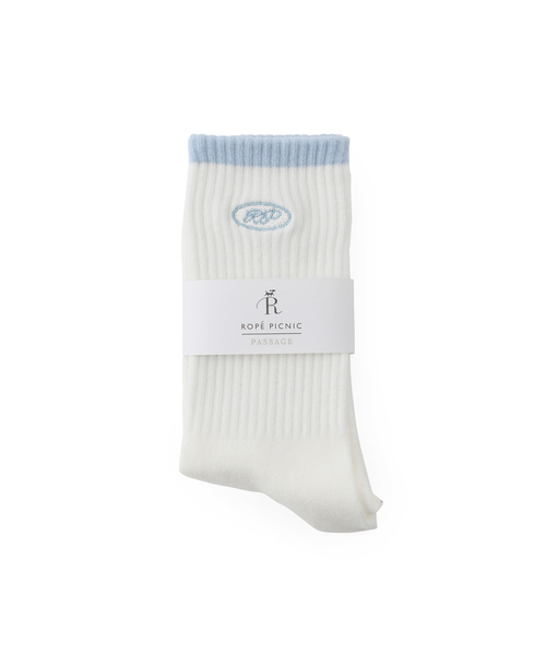 ROPE' PICNIC(ロペピクニック)の「オーバルロゴリブソックス(ソックス/靴下・レディース・イエロー系その他/サックスブルー/ブラック/ピンク・FREE)」の14枚目の写真