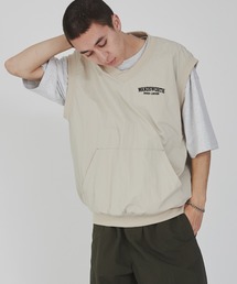 WEGO/ナイロンVネックベスト
