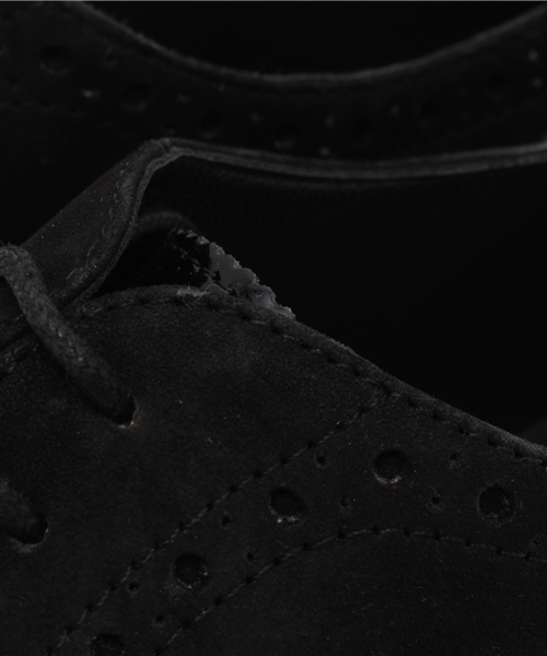 ROSE BUD（ローズバッド）の「(ROSE BUD)21028 PEACE WING TIP W/STUDS SHOES ウイングチップシューズ（ドレスシューズ・レディース・ブラック・36/37/39/38）」の10枚目の写真