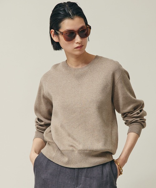 Curensology（カレンソロジー）の「Curensology(カレンソロジー)/クリーミーコットンプルオーバー（Tシャツ/カットソー・レディース・ベージュ/チャコールグレー/ブラック/レッド・FREE）」の20枚目の写真