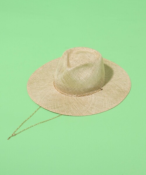 NOLLEY’S（ノーリーズ）の「チェーンポイント中折ハット（ハット・レディース・ベージュ/グレー・FREE）」の6枚目の写真