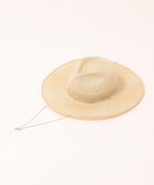 NOLLEY’S（ノーリーズ）の「チェーンポイント中折ハット（ハット・レディース・ベージュ/グレー・FREE）」の12枚目の写真