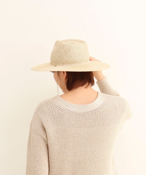 NOLLEY’S（ノーリーズ）の「チェーンポイント中折ハット（ハット・レディース・ベージュ/グレー・FREE）」の17枚目の写真