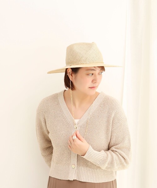 NOLLEY’S（ノーリーズ）の「チェーンポイント中折ハット（ハット・レディース・ベージュ/グレー・FREE）」の20枚目の写真