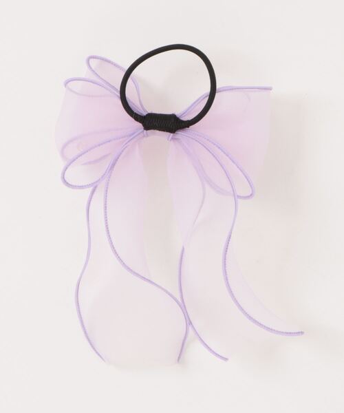 by LOVEiT（バイラビット）の「リボンポニー（ヘアゴム・キッズ・ラベンダー/アイボリー/ブルー・FREE）」の7枚目の写真