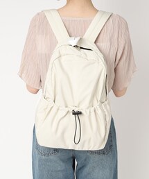 軽量 A4対応 エコ裏地 6ポケットドロストリュック