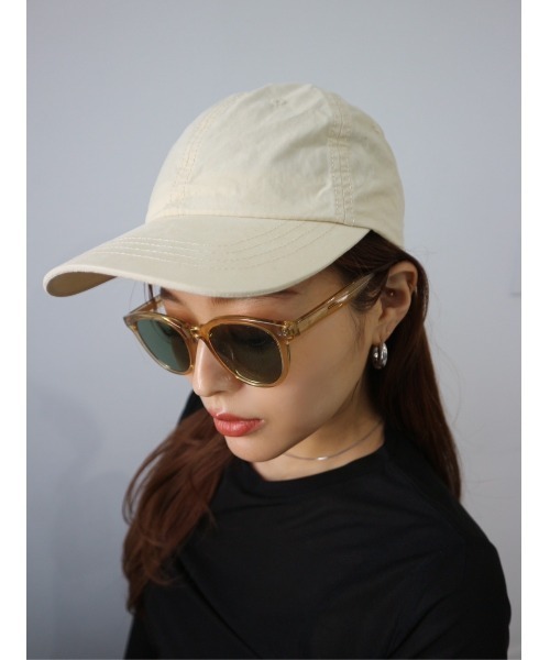 TRUNC（トランクエイティーエイト）の「Vintage Like BB Cap（キャップ・レディース・ブラック/アイボリー・FREE）」の11枚目の写真