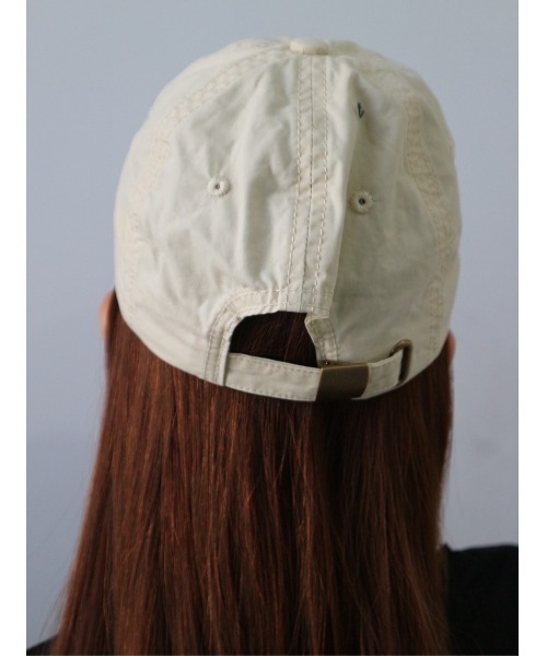 TRUNC（トランクエイティーエイト）の「Vintage Like BB Cap（キャップ・レディース・ブラック/アイボリー・FREE）」の7枚目の写真