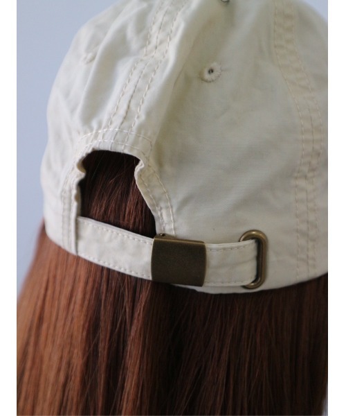 TRUNC（トランクエイティーエイト）の「Vintage Like BB Cap（キャップ・レディース・ブラック/アイボリー・FREE）」の8枚目の写真