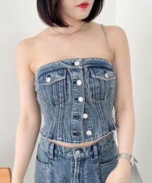 Heather | デニムビスチェ 110824(その他トップス)